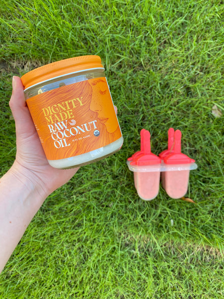 Add coconut oil to your popsicles!