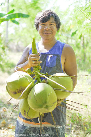 Dignity coconut farmer