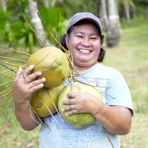 Direct trade with coconut farmers