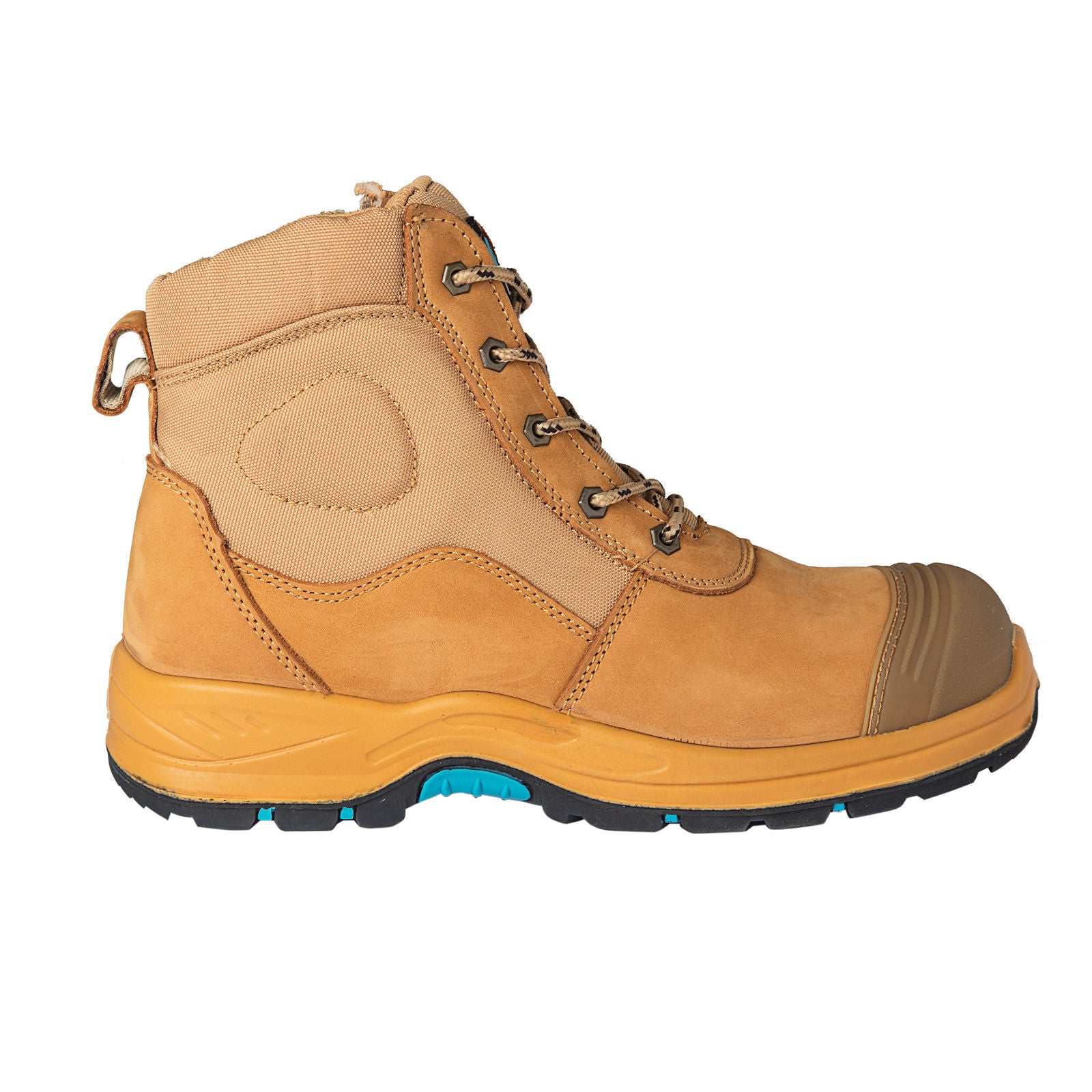 steel cap boots with zipper