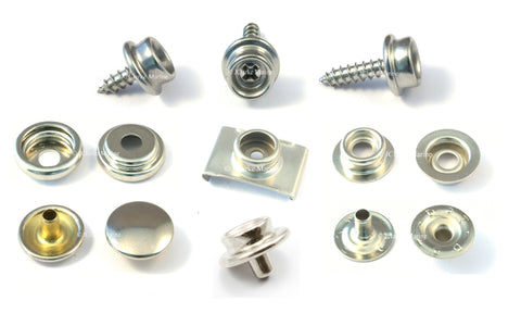 Metal snap fasteners - functional fasteners for many products