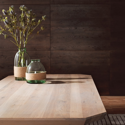 Solid Wood Light Oak Table