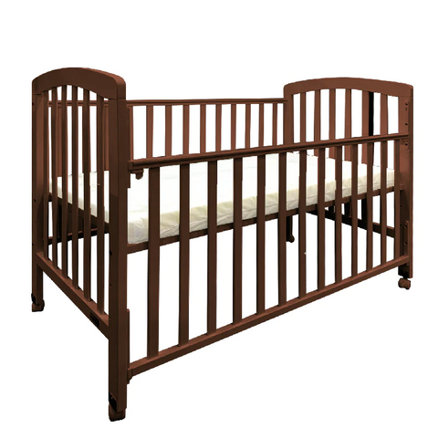 newborn solid hard wood baby cot