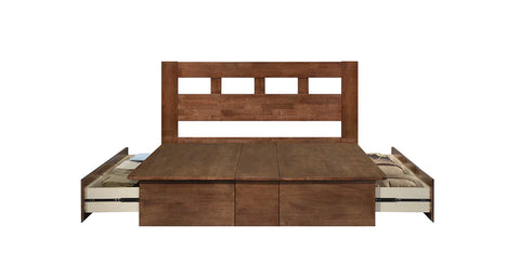 Ashton 6-Drawer Solid Wood Queen Platform Storage Bed