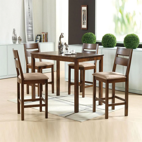 Solid Wood High Dining Table - Picket&Rail