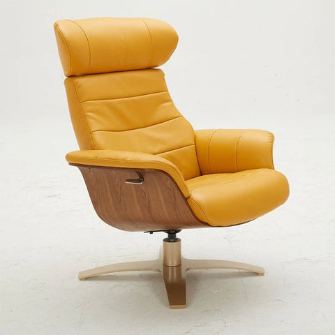Luxurious Single Seater Leather Recliner Kuka A928