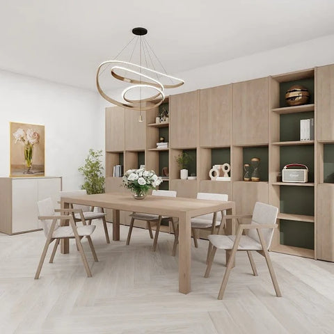 NORYA 1.8m Wood Dining Table in Solid European White Oak (XZTM18)
