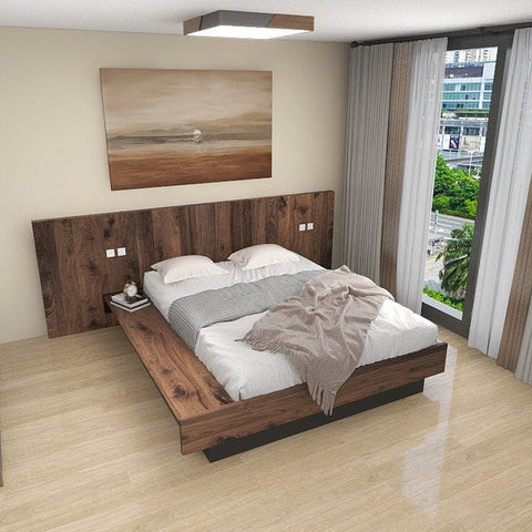 Norya Solid Walnut Bed Frame - Excellent Sleep Quality