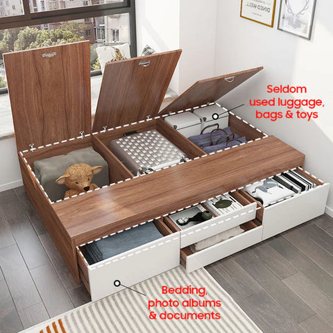 Picket&Rail Tatami Storage Bed