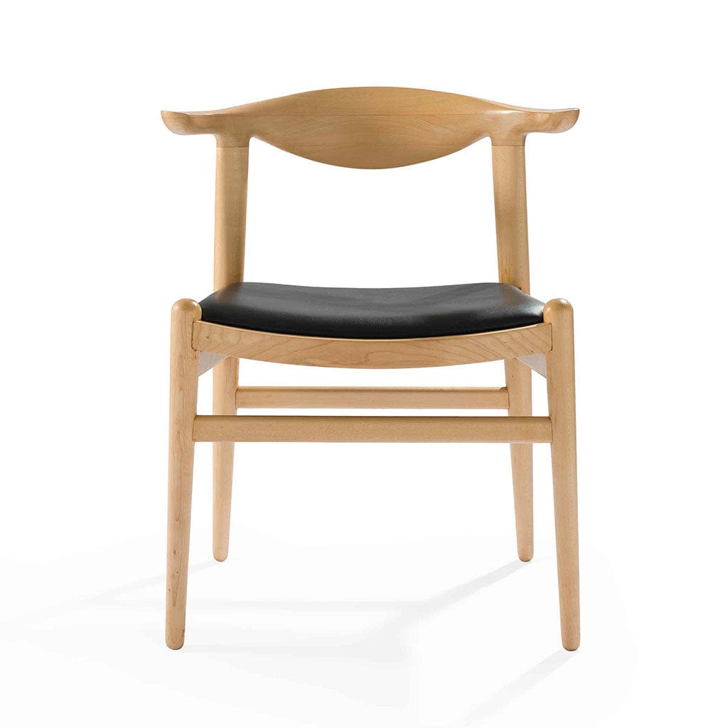 Emporio Wooden Dining Chair - Solid American Ash Vegan Leather