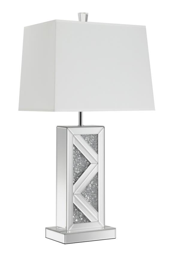 geometric base table lamp