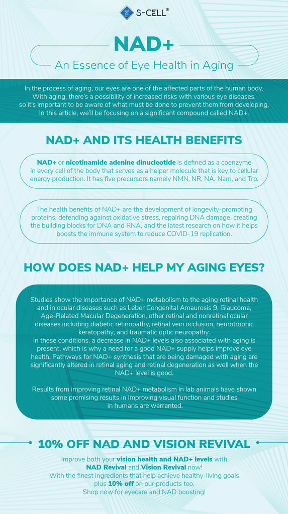 nad an essence of eye health in aging