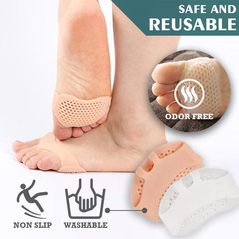 Silicone Honeycomb Forefoot Pad Insoles Forefoot Pads for Women High Heel Shoes Foot Blister Care Toes Insert Pad