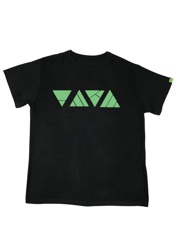 go green triangles