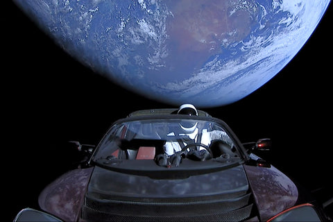 tesla space orbit