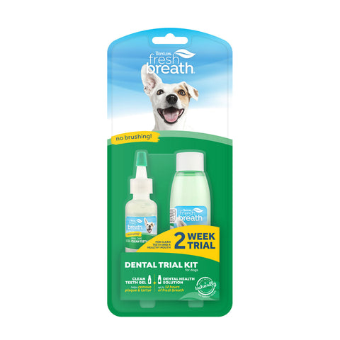 free trial dog dental kit tropiclean