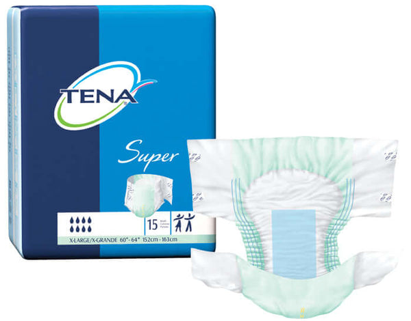 Tena Super Adult Diapers, Incontinence