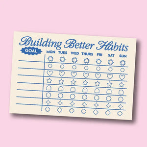 Building Better Habits Tracker Notepad ♡ - Wicked+