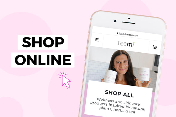 shopping the Teami website