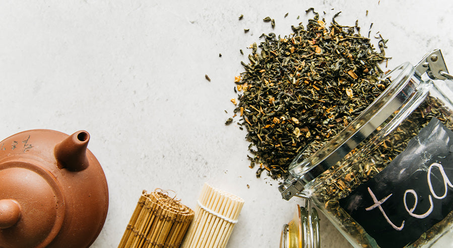 A Container of Tea Leaves