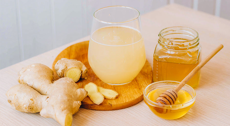 A Ginger and Honey Beverage