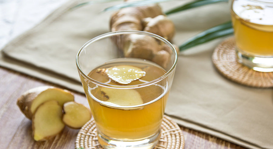 A Ginseng and Ginger Root Beverage
