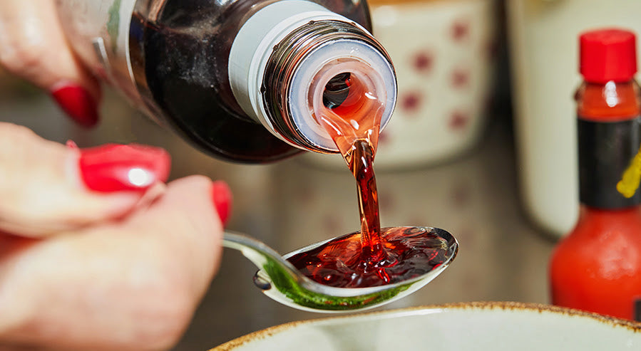 A Person Using a Syrup