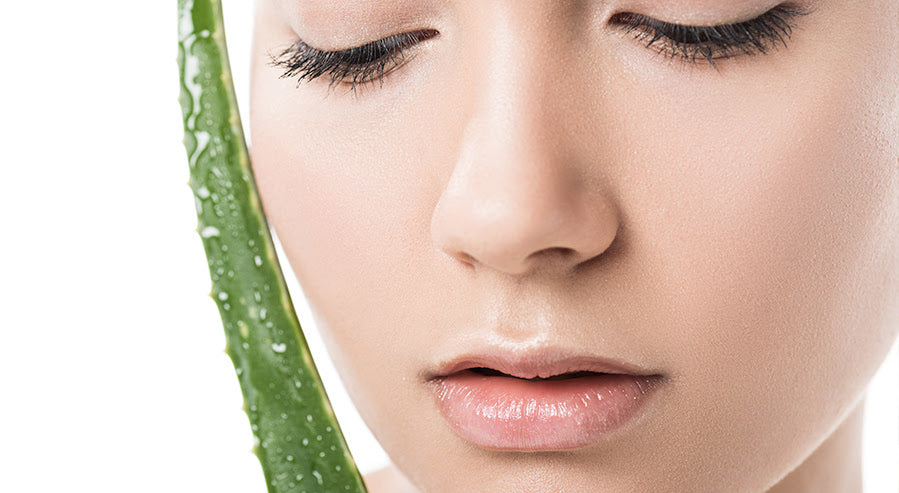 A Person With Aloe Vera