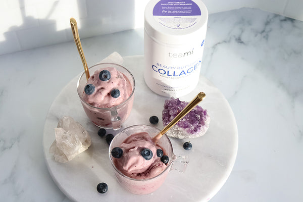 beauty butterfly collagen berry smoothie