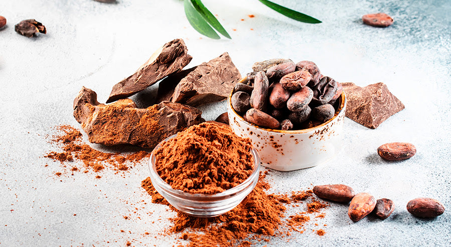 Cocoa Beans and Powder