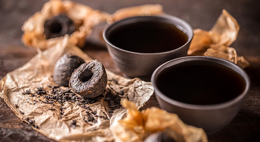 Cups of Pu-Erh Tea