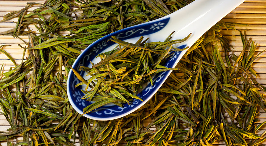 Dragon Well Green Tea Leaves