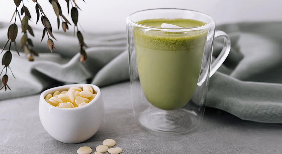 Matcha Tea With White Chocolate