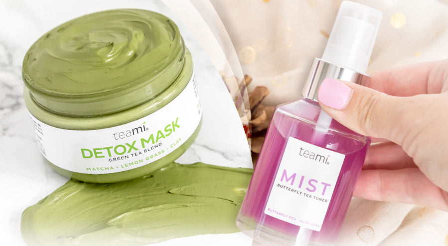Teami Detox Mask and Butterfly Toner Mist
