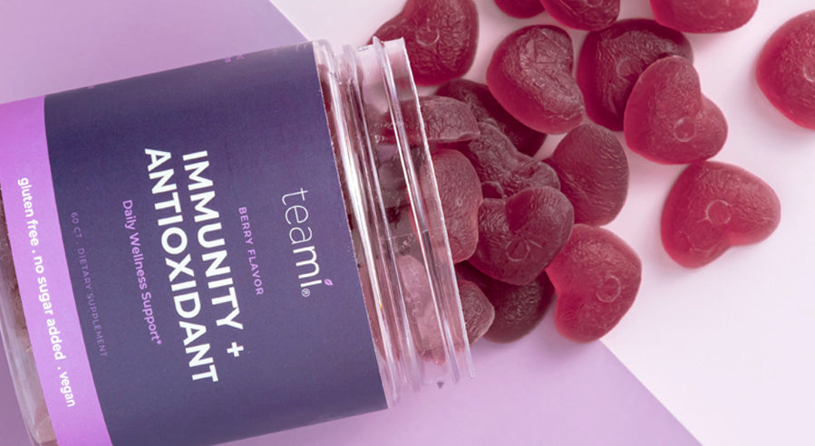 Teami Immunity Antioxidant Elderberry and Vitamin C Gummies