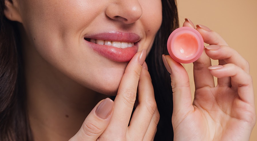 Using a Natural Lip Balm