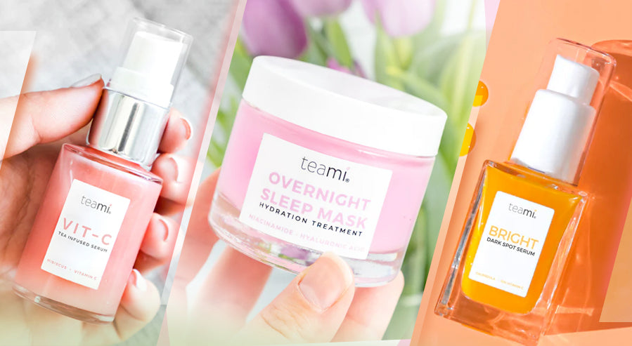 Various Teami Skincare Products