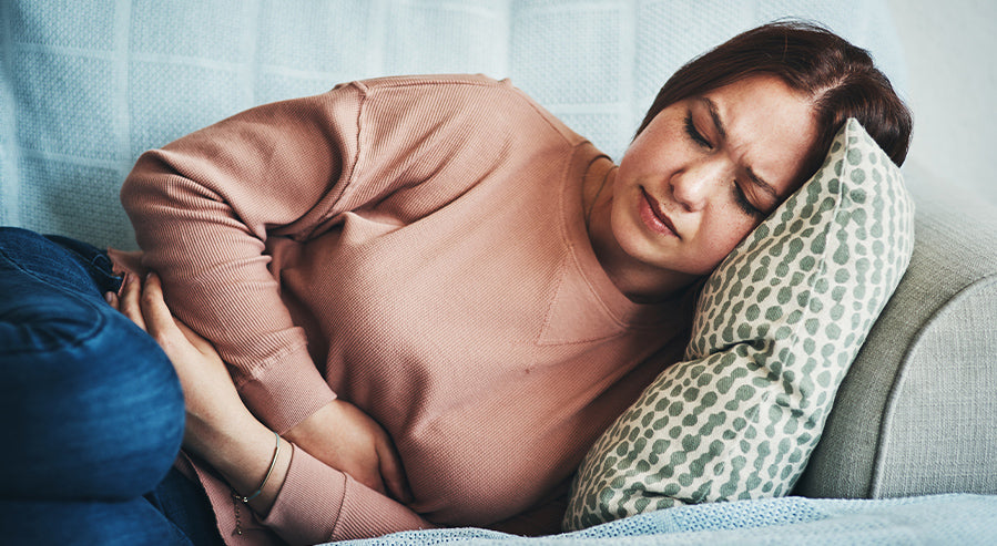 Woman Suffering From Bloating