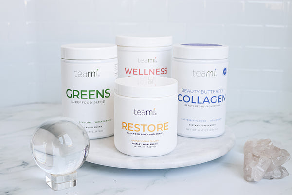 Teami Marine Collagen Powder with Greens Superfood, Restore and Protein
