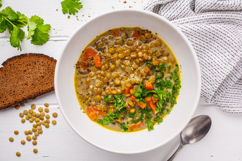 Lentil and vegetable soup