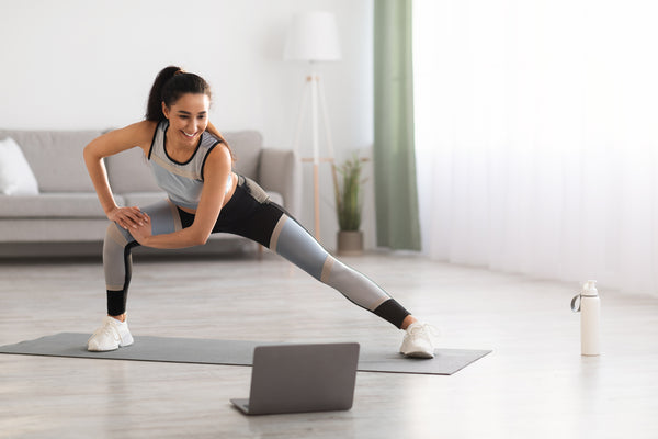 woman working out burning calories