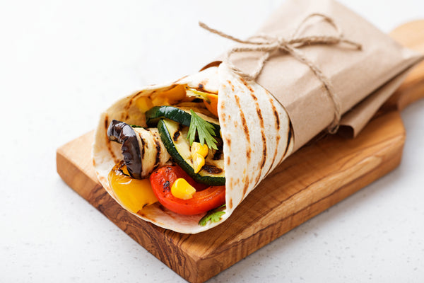 Mediterranean Grilled Vegetable Wrap