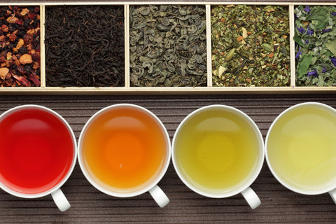 tea blends different colors