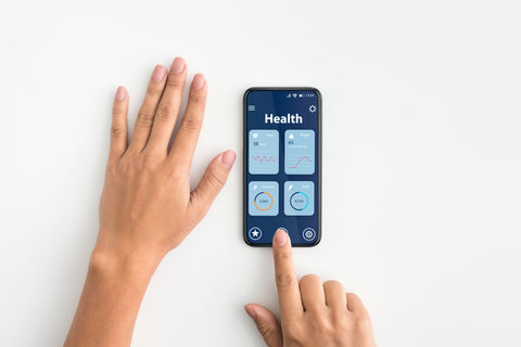 tracking progress with a health app