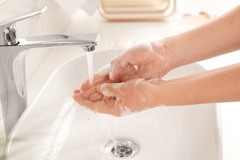 clean washing hands good hygeine