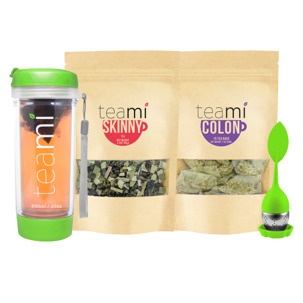 Teami Blends Tumbler Green 20 oz 600 ml