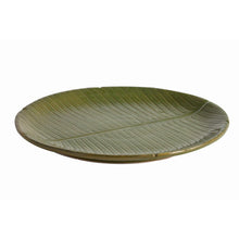Load image into Gallery viewer, Bowls &amp; Vessels Botanical Banana Leaf Round Plate
