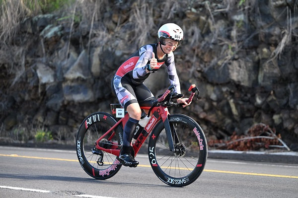 Viktoria Brown bike Ironman Hawaii