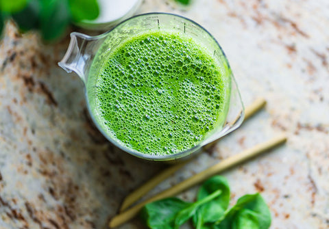 Green protein shake