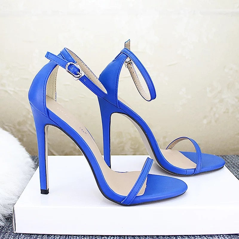 blue sexy shoes